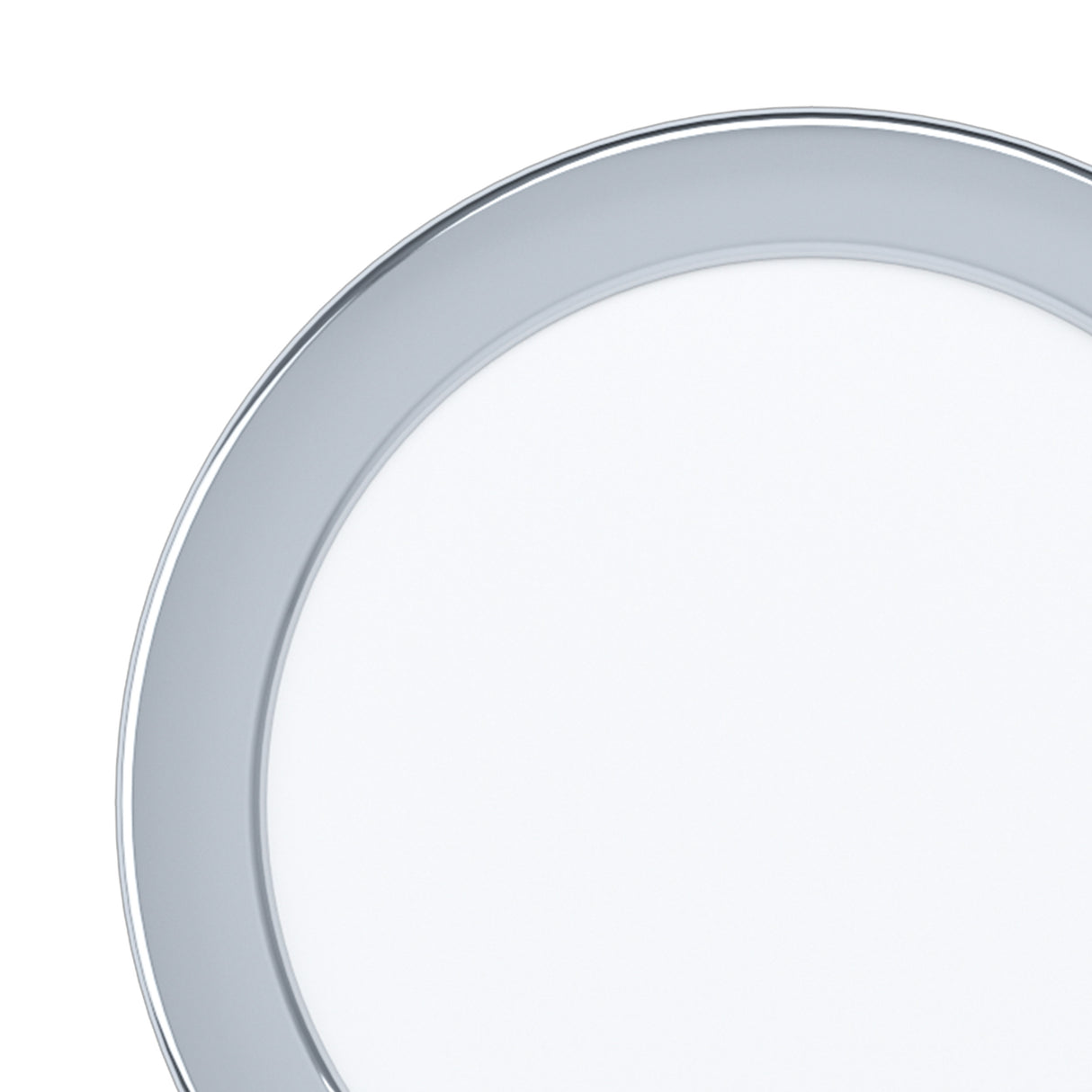 Eglo EU Fueva 5 LED Round Chrome Steel Recessed Light, 16.6cm
