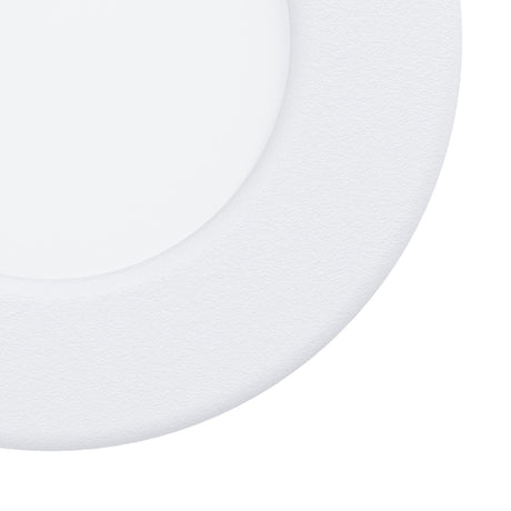 Eglo EU Fueva 5 White LED Bathroom Round Recessed Light, 8.6cm, 4000K