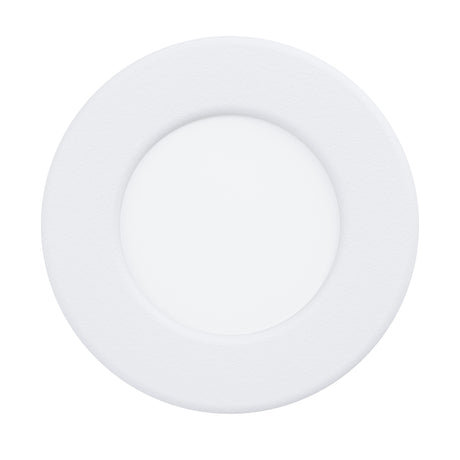 Eglo EU Fueva 5 White LED Bathroom Round Recessed Light, 8.6cm, 4000K