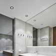 Eglo EU Fueva 5 Chrome LED Bathroom Round Recessed Light, 8.6cm, 3000K