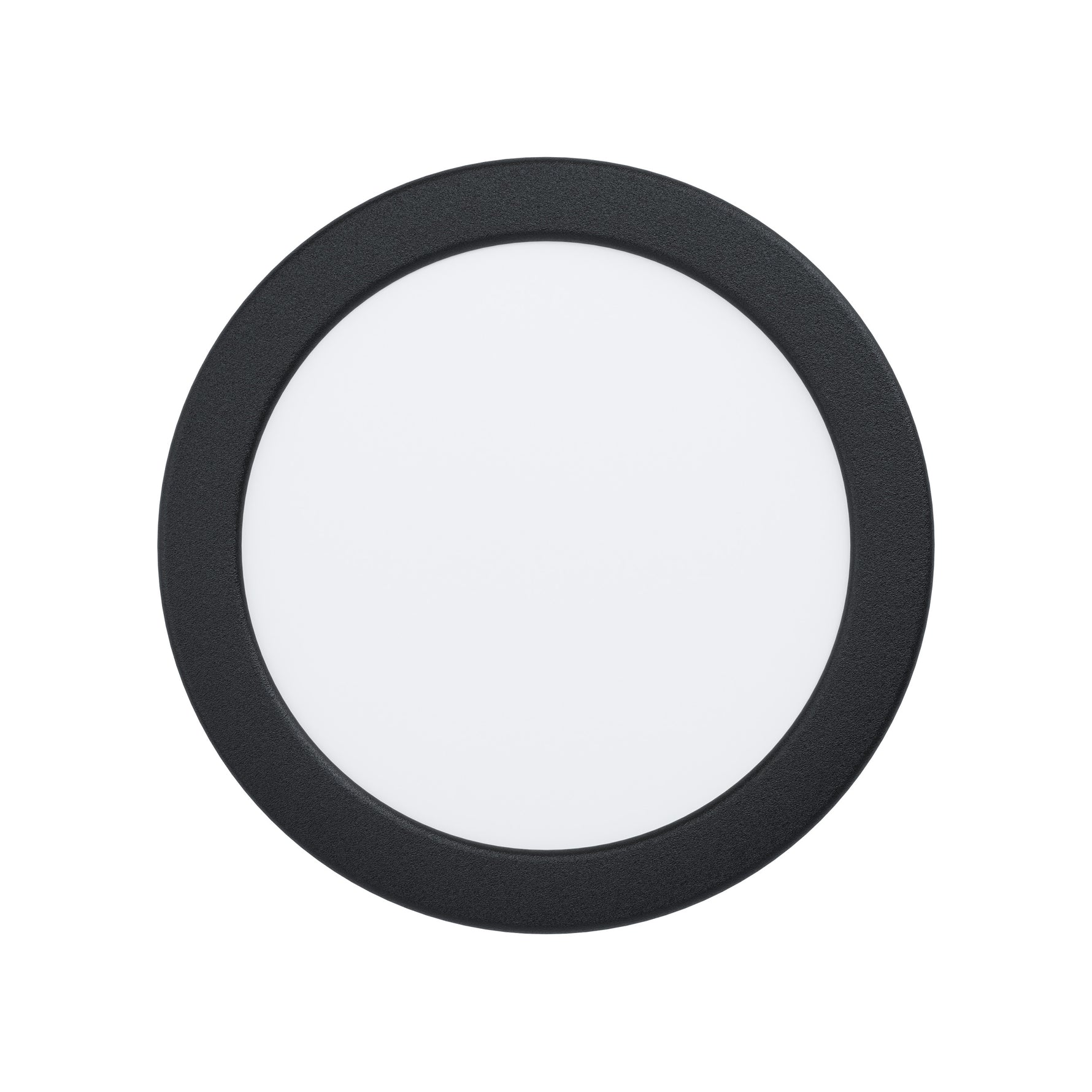 Eglo EU Fueva 5 LED Round Black Steel Bathroom Recessed Light, 16.6cm, 4000K product image - Endon Lighting from First Light Direct with great prices and fast UK delivery