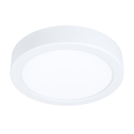 Eglo EU Fueva 5 LED Round White Steel Surface-Mounted Light, 16cm, 3000K