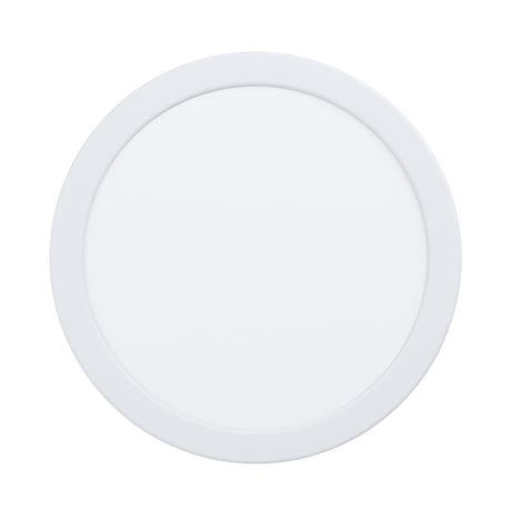 Eglo EU FUEVA?5 LED Surface?Mounted Light – White Steel, Warm White, Ultra?Slim Ceiling Light, Indoor Lighting