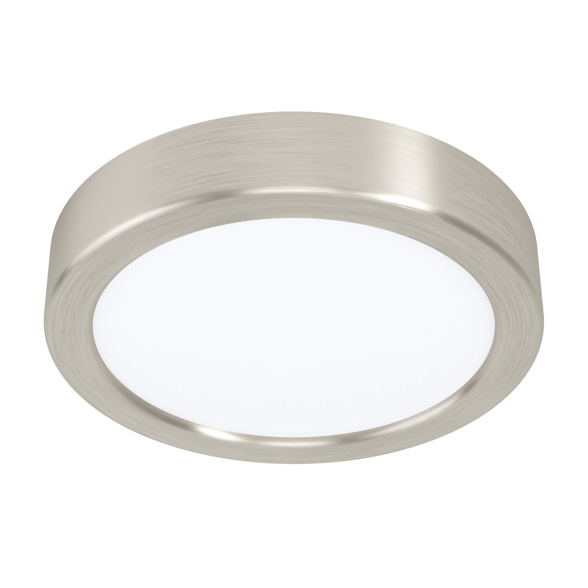 Eglo EU Fueva 5 LED Round Satin Nickel Steel Surface-Mounted Light, 16cm, 3000K