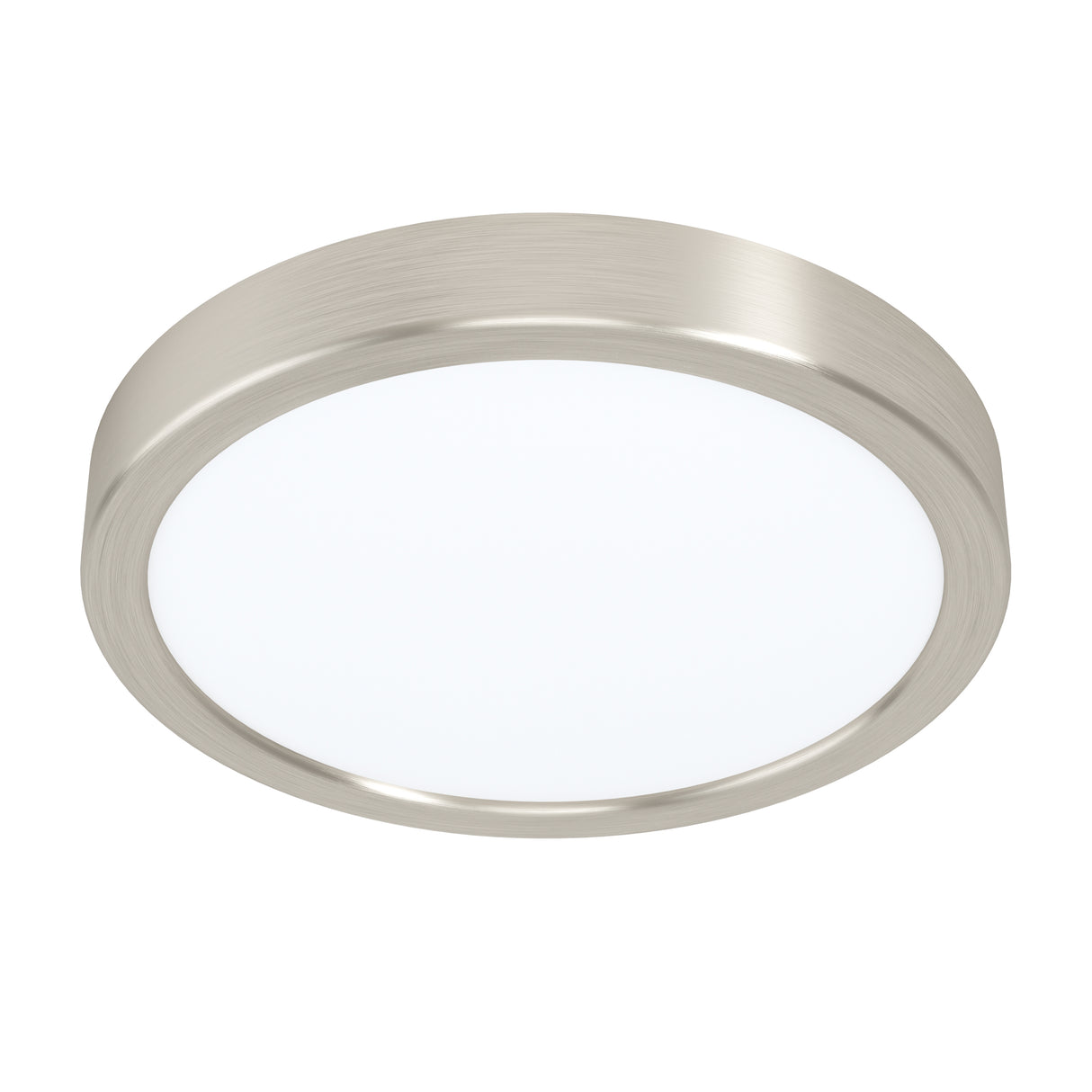 Eglo EU FUEVA?5 LED Surface?Mounted Light – Satin Nickel Steel, Warm White, Round Ceiling Light, Indoor Lighting