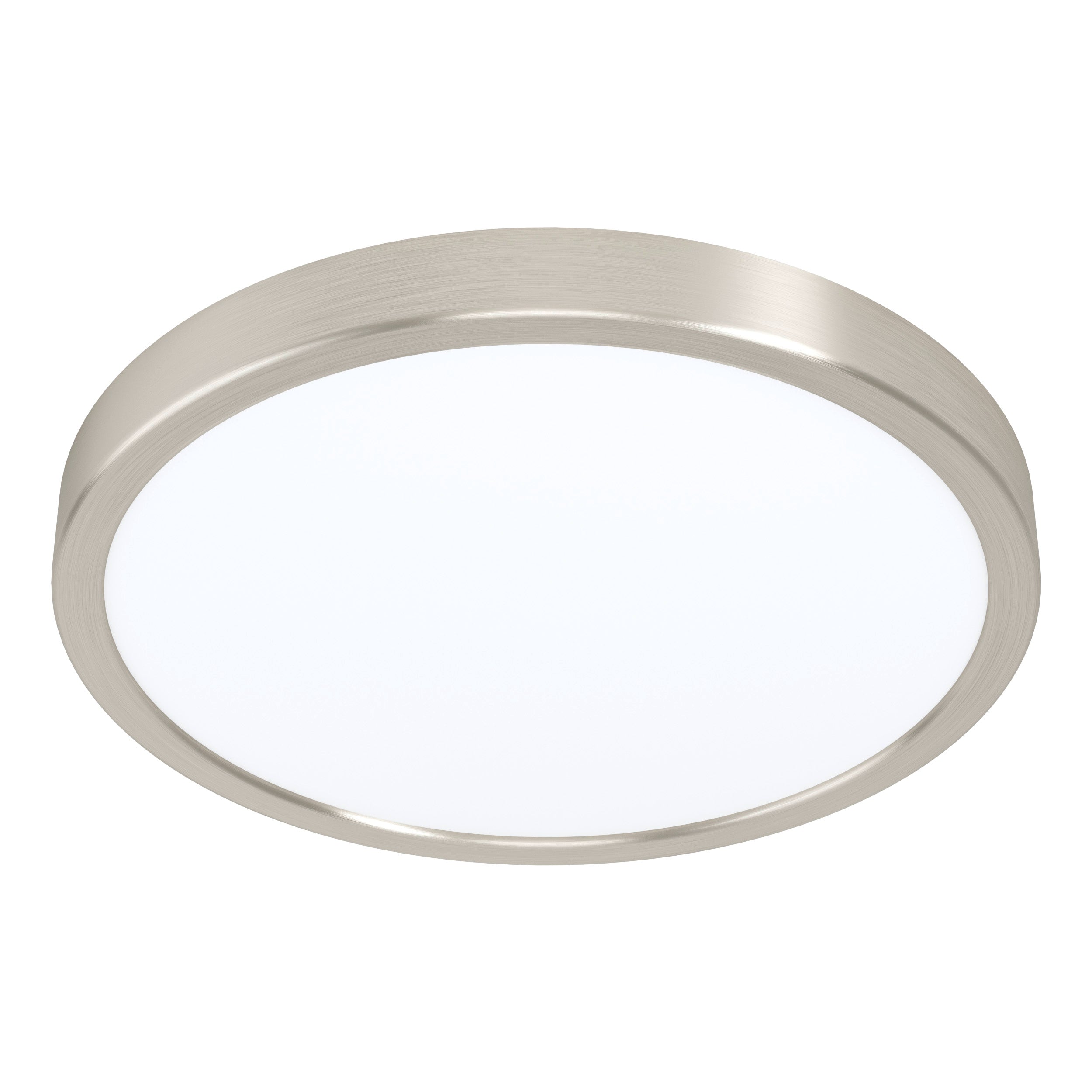 Eglo EU FUEVA?5 Surface?Mounted LED Ceiling Light – White Steel, Round, Neutral White, Indoor Lighting product image - Endon Lighting from First Light Direct with great prices and fast UK delivery