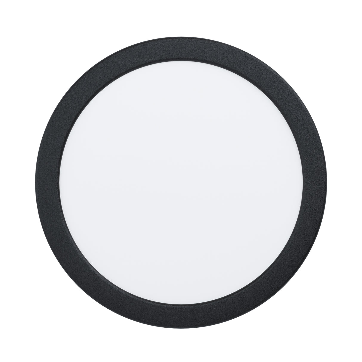 Eglo EU FUEVA?5 LED Surface?Mounted Light – Black Steel, Warm White, Ultra?Slim Ceiling Light, Indoor Lighting