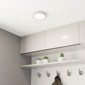 Eglo EU Fueva 5 White LED Round Surface-Mounted Ceiling Light, 16cm, 4000K