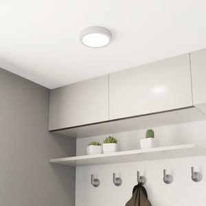 Eglo EU Fueva 5 White LED Round Surface-Mounted Ceiling Light, 16cm, 4000K