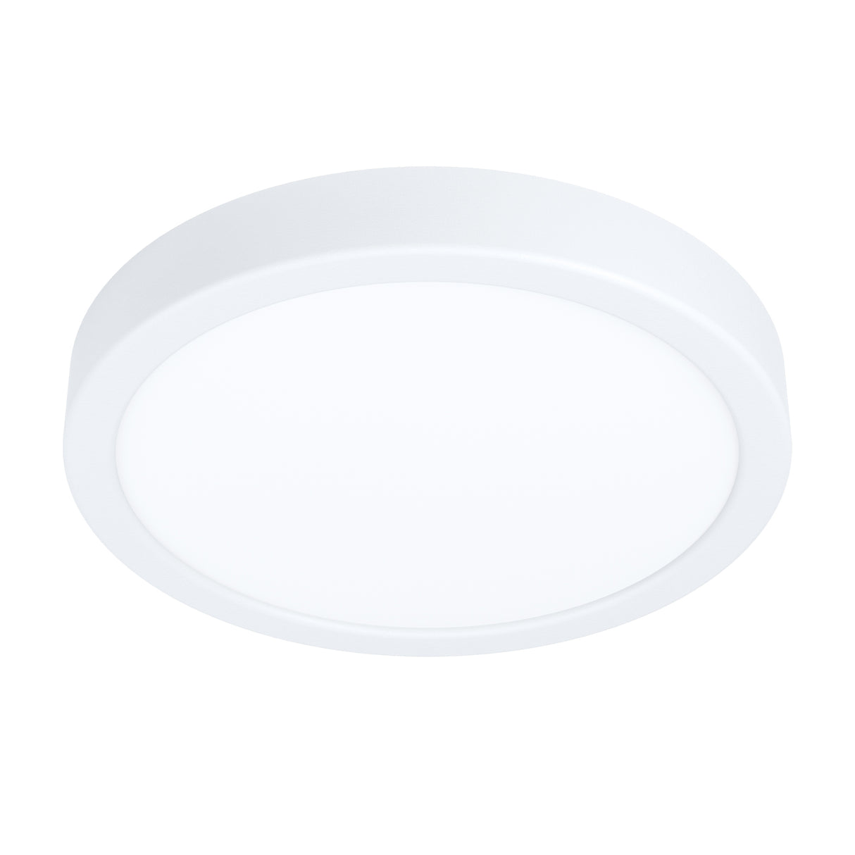 Eglo EU FUEVA?5 LED Surface?Mounted Light – White Steel, Neutral White, Round Ceiling Light, Indoor Lighting