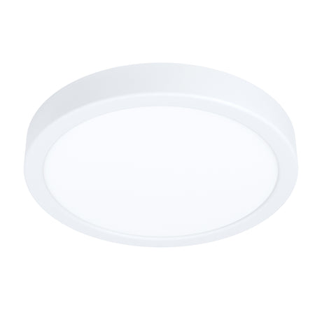 Eglo EU FUEVA?5 LED Surface?Mounted Light – White Steel, Neutral White, Round Ceiling Light, Indoor Lighting