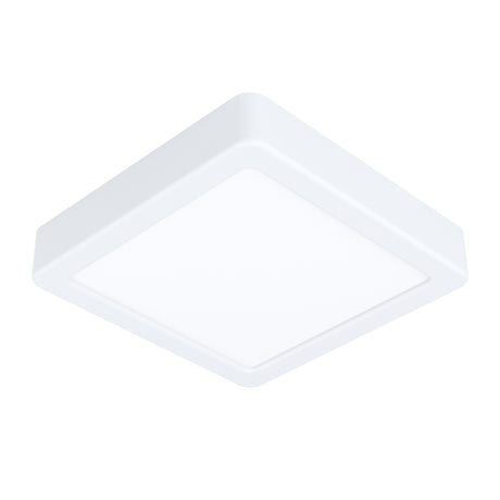 Eglo EU Fueva 5 LED Square White Steel Surface-Mounted Light, 16cm, 3000K