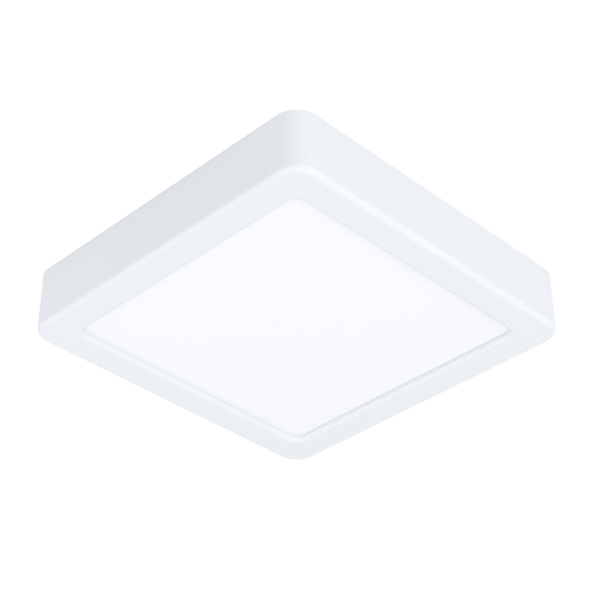 Eglo EU Fueva 5 LED Square White Steel Surface-Mounted Light, 16cm, 3000K