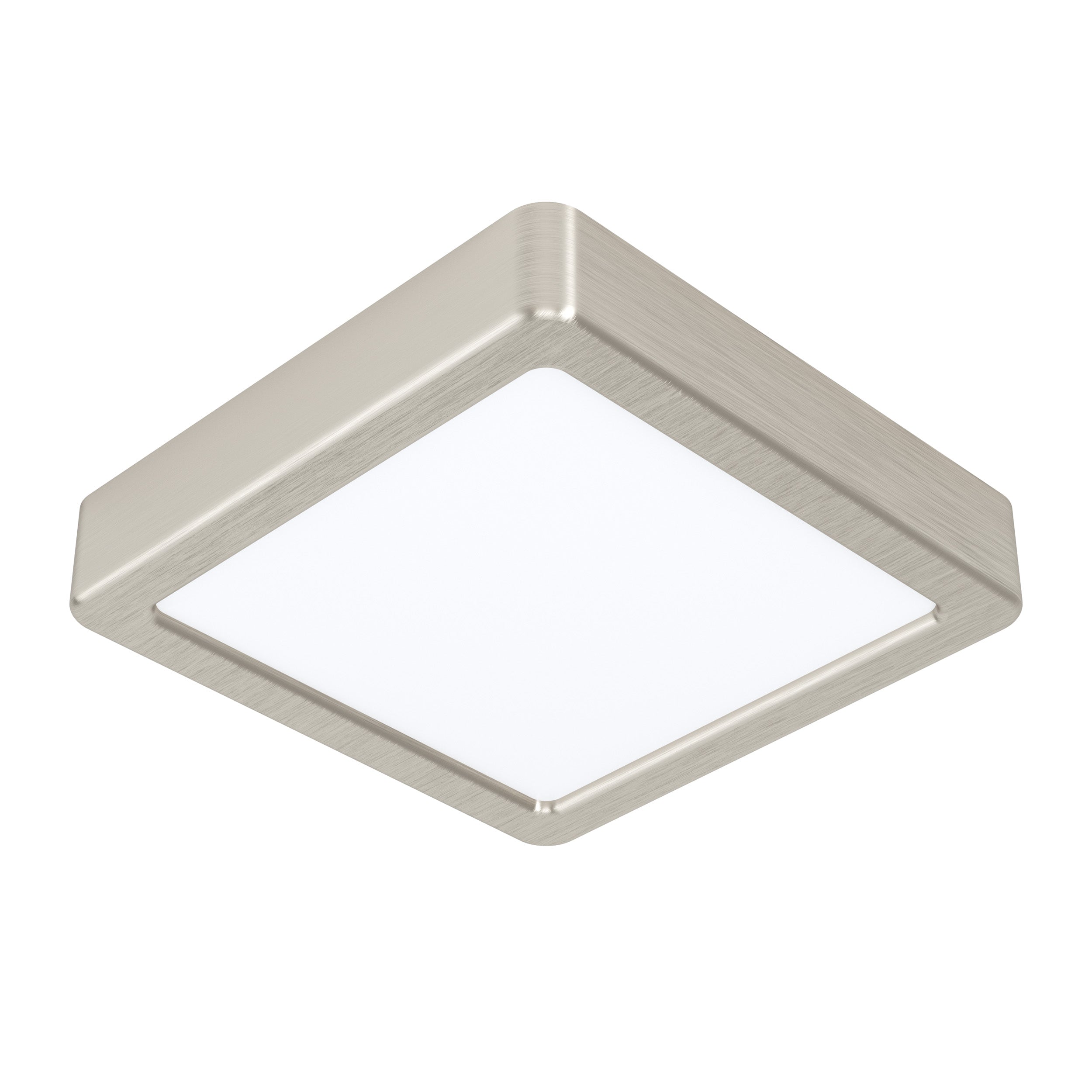 Eglo EU Fueva 5 LED Square White Steel Surface-Mounted Light, 16cm, 4000K product image - Endon Lighting from First Light Direct with great prices and fast UK delivery