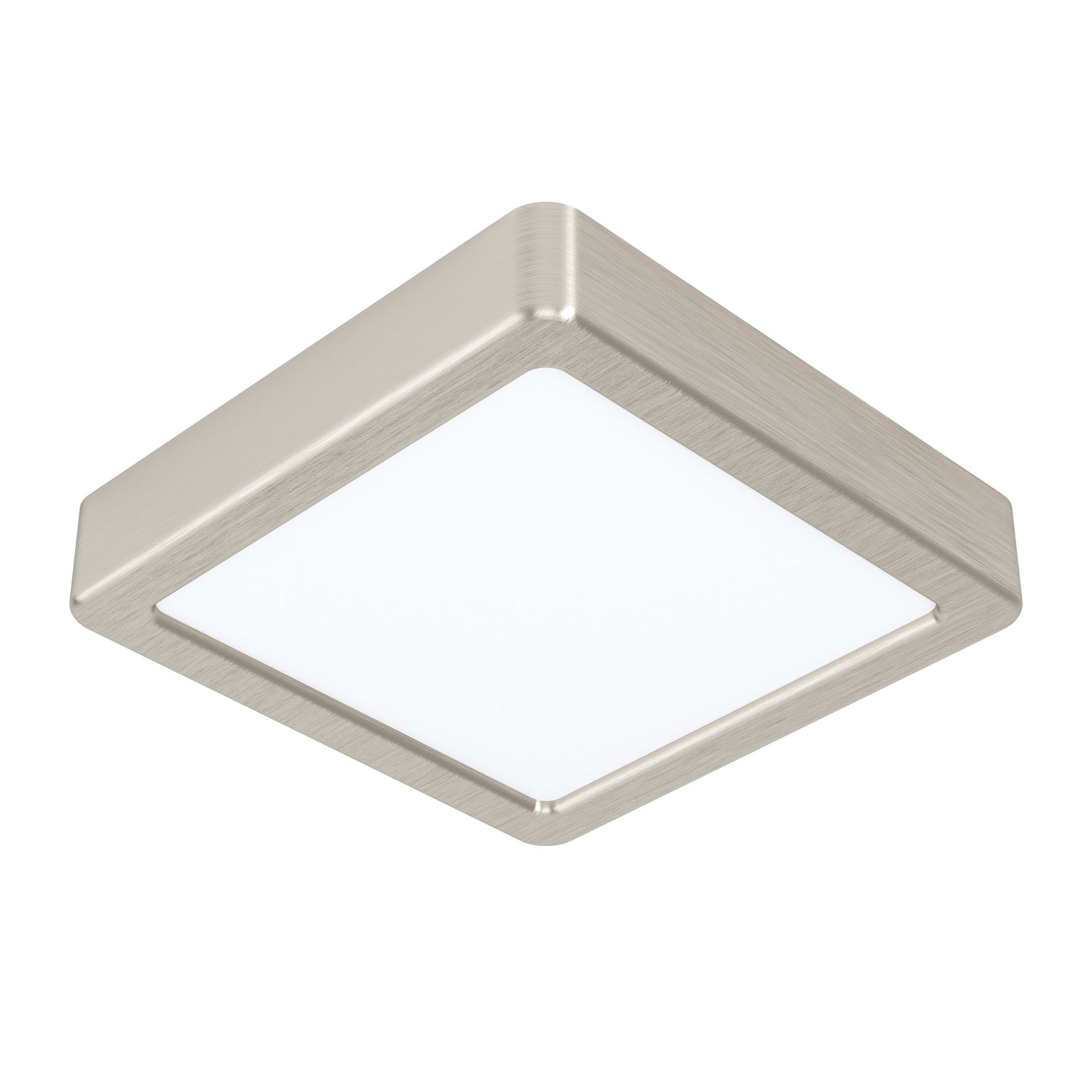 Eglo EU Fueva 5 LED Square White Steel Surface-Mounted Light, 16cm, 4000K product image - Endon Lighting from First Light Direct with great prices and fast UK delivery