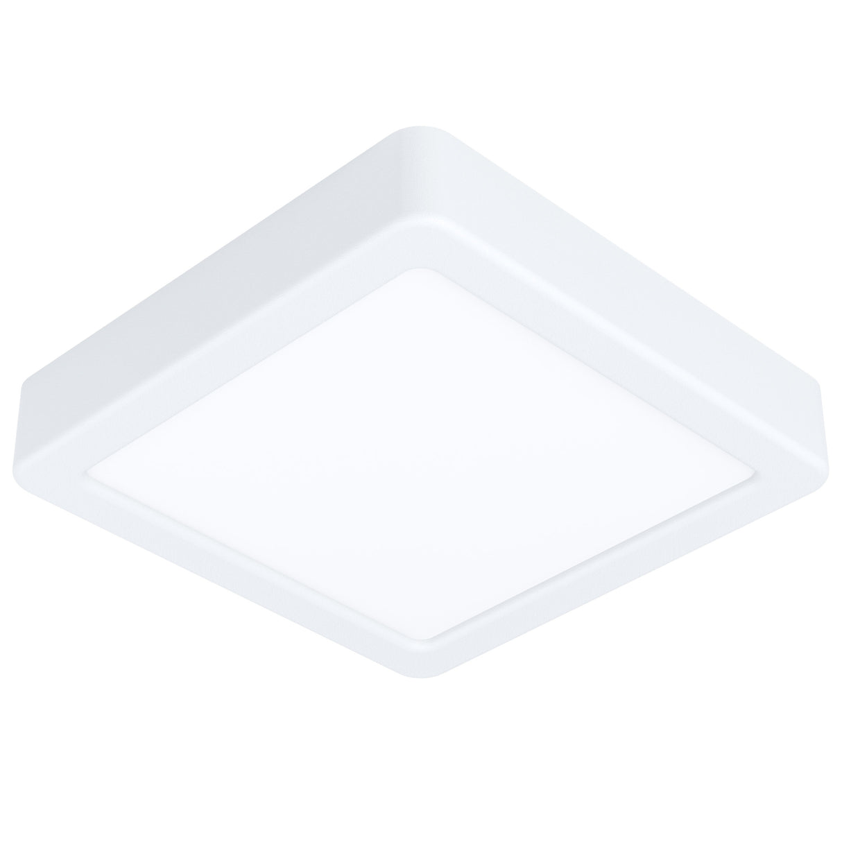 Eglo EU Fueva 5 LED Square White Steel Surface-Mounted Light, 16cm, 4000K