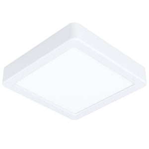 Eglo EU Fueva 5 LED Square White Steel Surface-Mounted Light, 16cm, 4000K