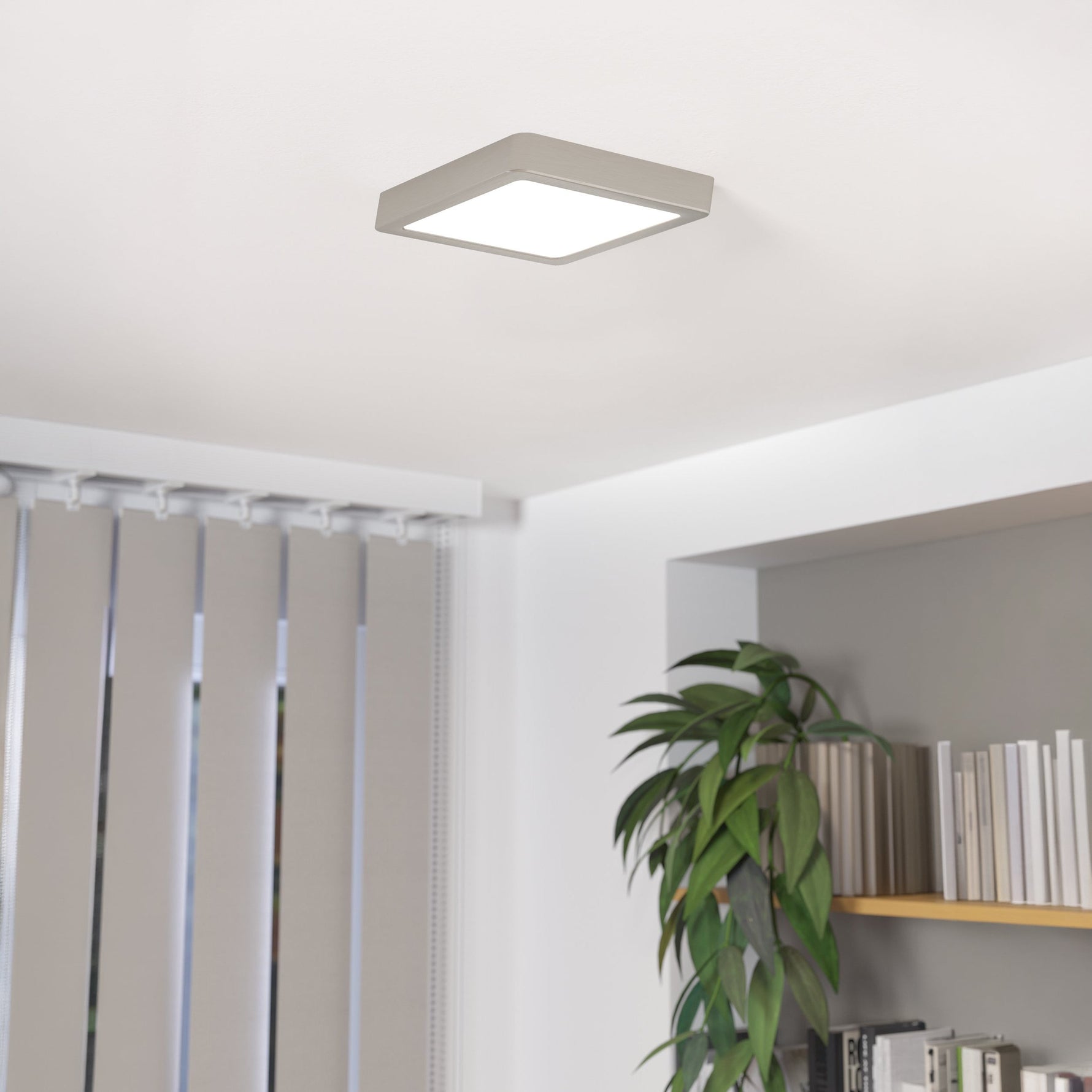Eglo EU FUEVA?5 LED Surface?Mounted Light – White Steel, Warm White, Dimmable Round Ceiling Light, Indoor Lighting product image - Endon Lighting from First Light Direct with great prices and fast UK delivery