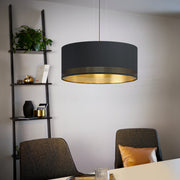 Eglo EU Esteperra Decorative Black/Gold Single Pendant