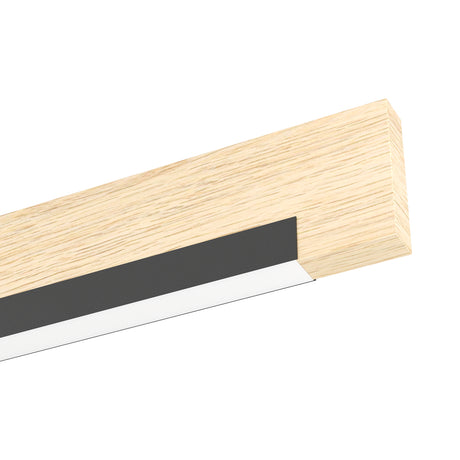 Eglo EU Camacho Steel & Wood LED Ceiling Light