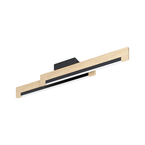 Eglo EU Camacho Steel & Wood LED Ceiling Light