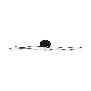 Eglo EU Roncade 1 Steel & Aluminium Black LED Contemporary Wall Light