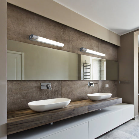 Eglo EU Tragacete 1 LED Chrome Aluminium Bathroom Mirror Light