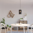 Eglo EU Cremella Black Steel Single Pendant