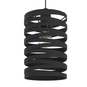 Eglo EU Cremella Black Steel Single Pendant