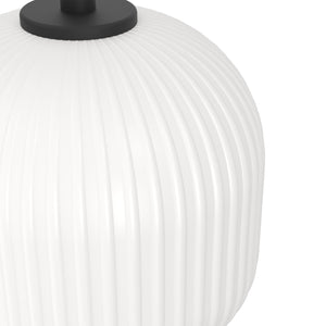 Eglo EU Mantunalle White Glass & Steel 3-Light Pendant