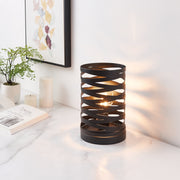 Eglo EU Cremella Black Steel Table Lamp