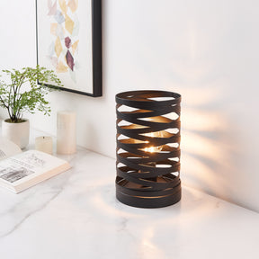 Eglo EU Cremella Black Steel Table Lamp