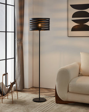 Eglo EU Cremella Black Steel Floor Lamp