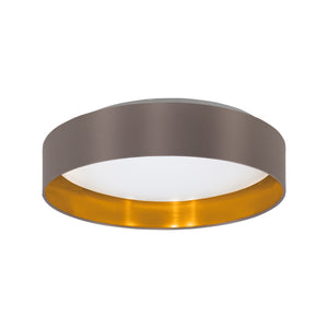 Eglo EU Maserlo 2 Cappuccino & Gold Ceiing Light
