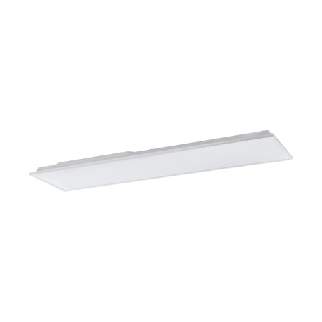 Eglo EU Herrora-Z Aluminium & Plastic White LED Smart Control Ceiling Light, Rectangle