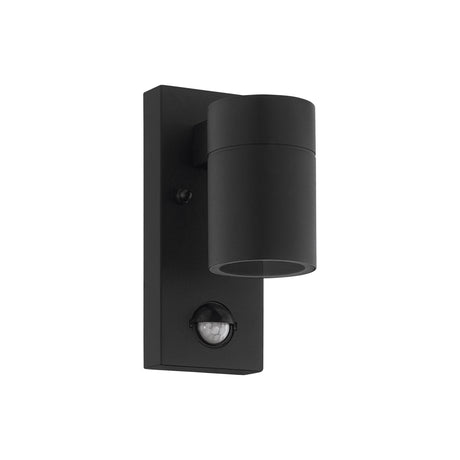 Eglo EU Riga 5 Motion Sensor LED Outdoor Wall Light, Black