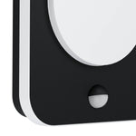 Eglo EU Madriz LED Outdoor Wall Light Black with Motion Sensor