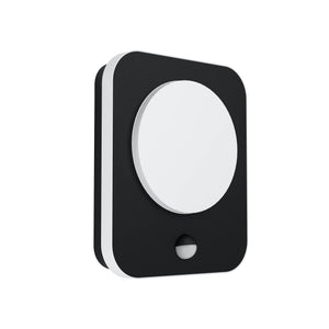 Eglo EU Madriz LED Outdoor Wall Light Black with Motion Sensor