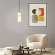 Eglo EU Maseta Gold Wire Mesh/Glass Single Pendant Light