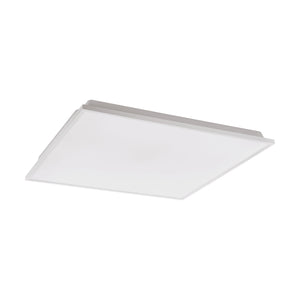 Eglo EU Herrora-Z Aluminium & Plastic White LED Smart Control Ceiling Light, Square