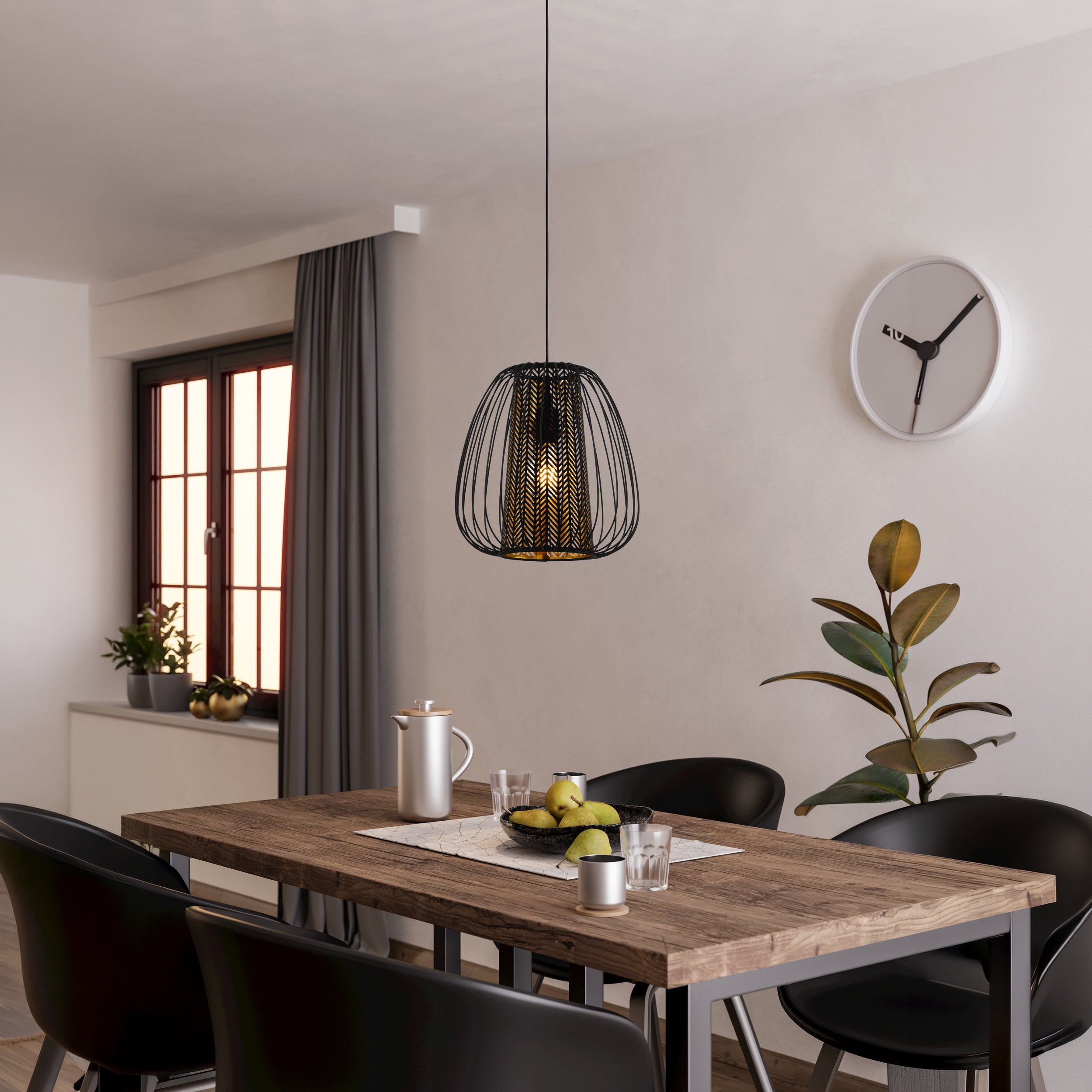 Eglo EU Arrecife Steel Sandy Contemporary Wall 2 Light Spot