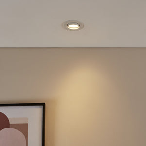 Eglo EU Saliceto-Z White Aluminium LED Single Recessed Light Smart Control