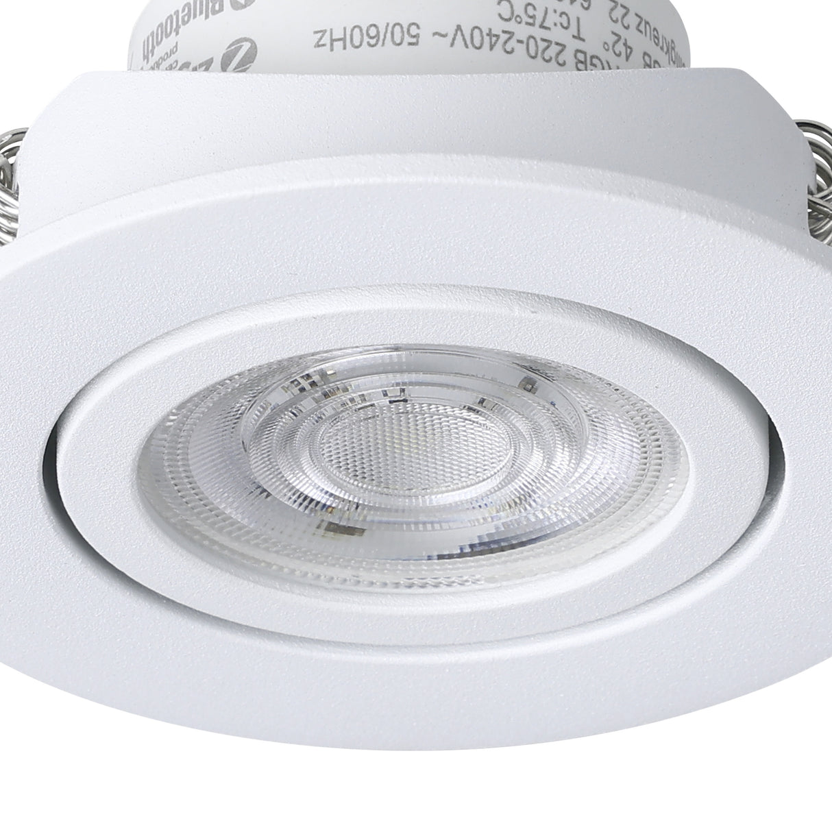 Eglo EU Saliceto-Z White Aluminium LED Single Recessed Light Smart Control
