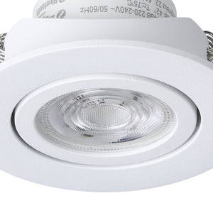 Eglo EU Saliceto-Z White Aluminium LED Single Recessed Light Smart Control