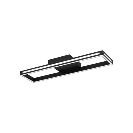 Eglo EU Salvilanas-Z Aluminium & Steel Black LED Smart Control Ceiling Light
