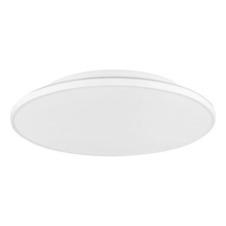 Eglo EU Crespillo White Plastic LED Ceiling Light, 38cm