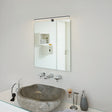 Eglo EU Pandella 2 LED Aluminium & Plastic Black Bathroom Mirror Light , 60cm