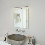 Eglo EU Pandella 2 LED Aluminium & Plastic Black Bathroom Mirror Light , 60cm