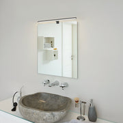 Eglo EU Pandella 2 LED Aluminium & Plastic Black Bathroom Mirror Light , 60cm