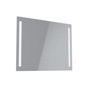 Eglo EU BUENAVISTA LED Bathroom Mirror Light – 800mm Silver, Touch Switch, IP44, Cool White